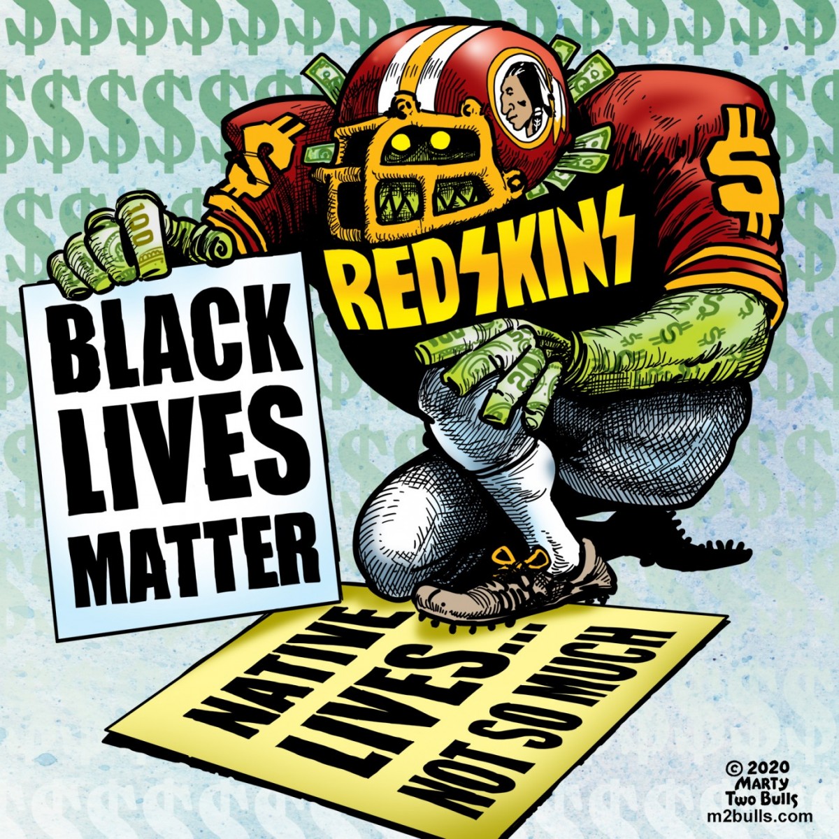 Marty Two Bulls Sr., freelance cartoonist The Pulitzer Prizes