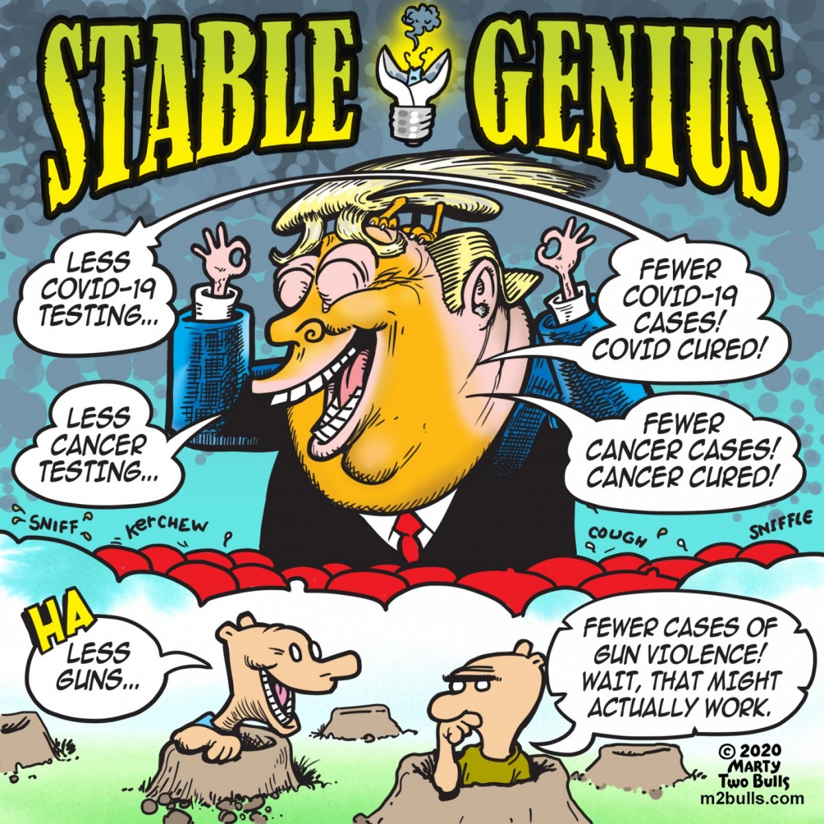 Marty Two Bulls Sr., freelance cartoonist The Pulitzer Prizes