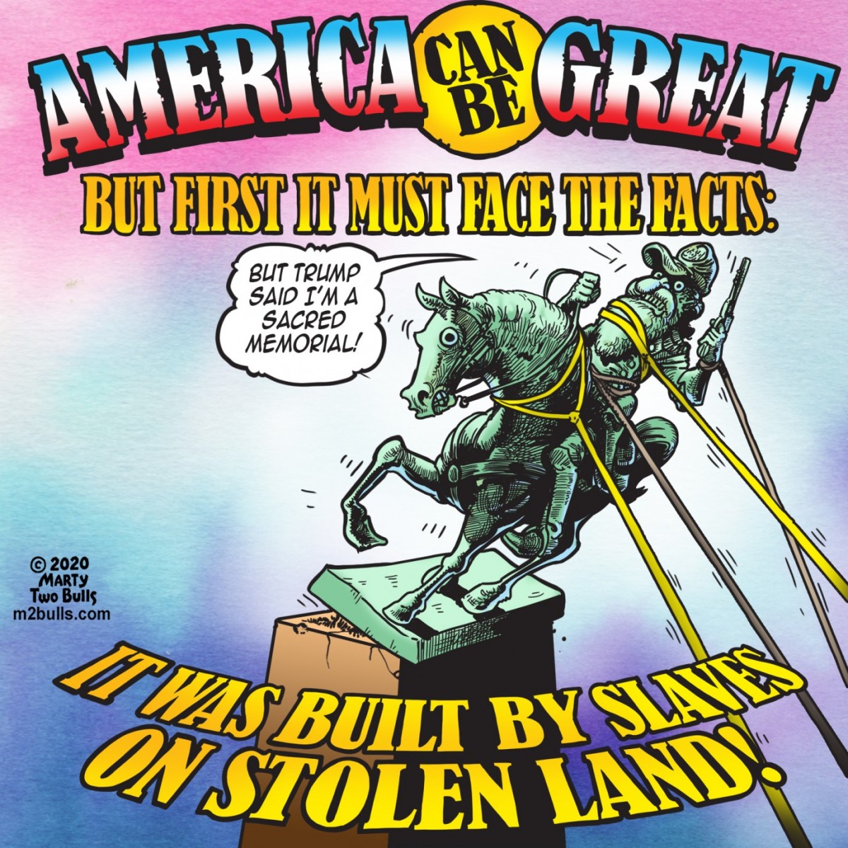 Marty Two Bulls Sr., freelance cartoonist The Pulitzer Prizes