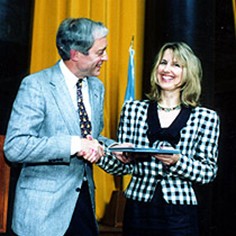 George Rupp and Diane McWhorter