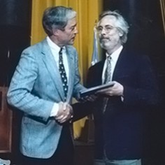 George Rupp and Louis Menand
