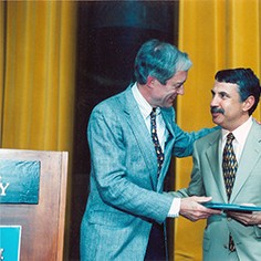 George Rupp and Thomas Friedman