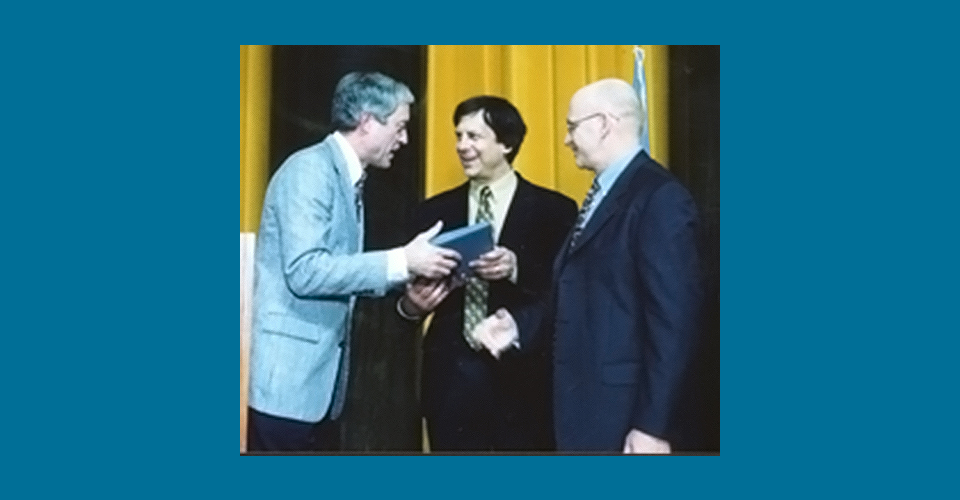 George Rupp, Alex Raksin and Bob Sipchen