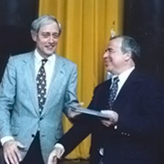 George Rupp and Richard Russo
