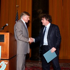 Lee Bollinger and Paul Muldoon