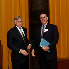 Lee Bollinger and Steven Hahn