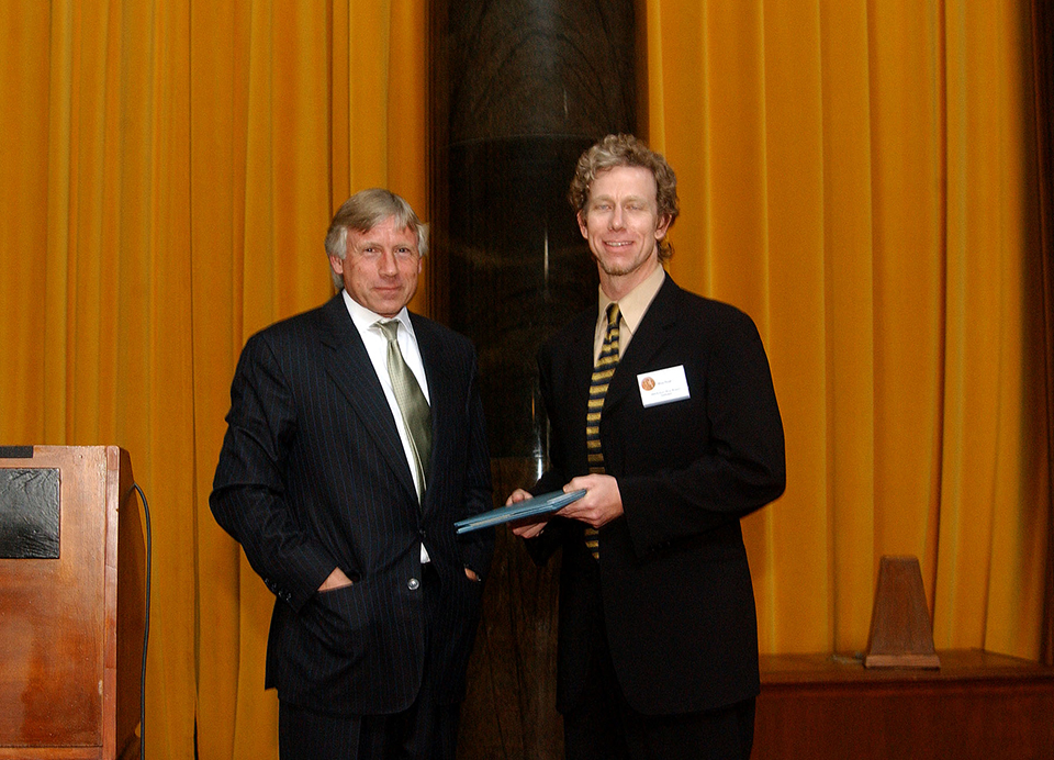Lee Bollinger and Dan Neil