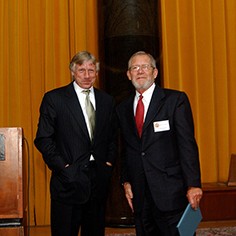 Lee Bollinger and Bill Stall