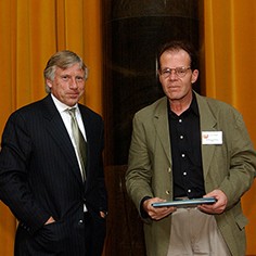 Lee Bollinger and Fraz Wright