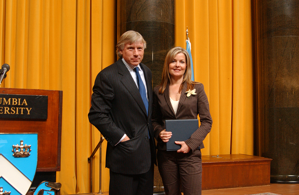 Lee Bollinger and Deanne Fitzmaurice