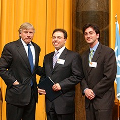 Lee Bollinger, Josh Margolin and Jeff Whelan