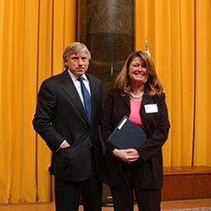 Lee Bollinger and Connie Schultz