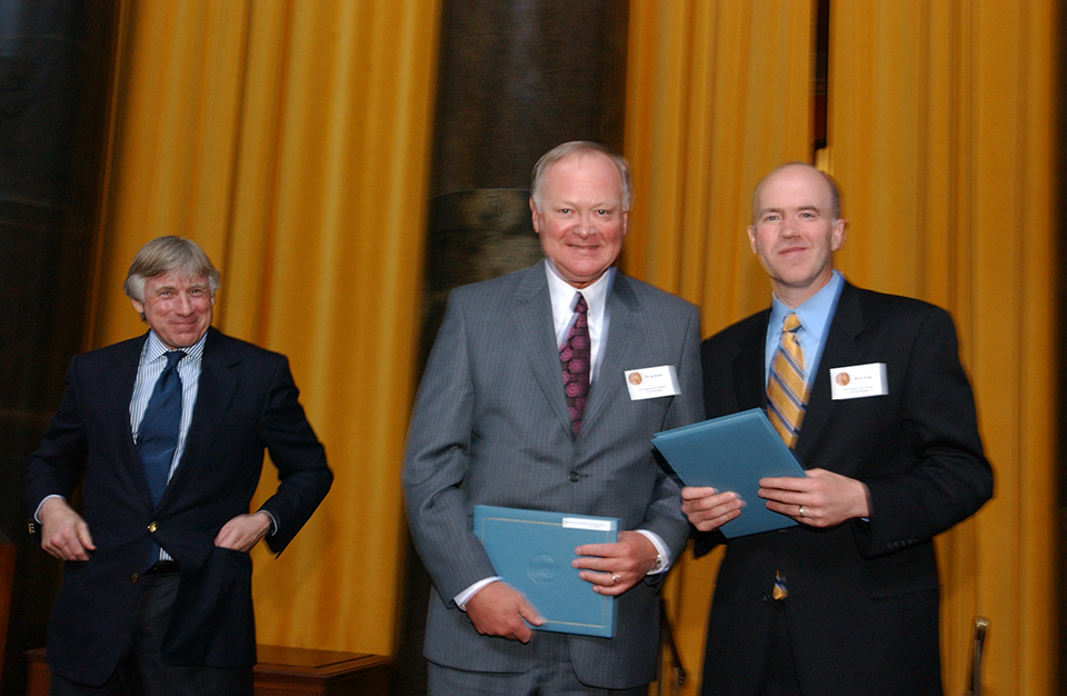 Lee Bollinger, Rick Attig and Doug Bates