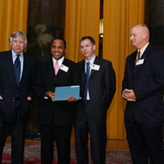 Lee Bollinger, Irwin Thompson, Smiley Pool and Michael Ainsworth