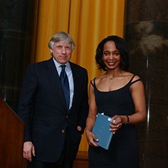 Lee Bollinger and Robin Givhan