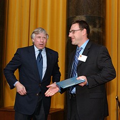 Lee Bollinger and Todd Heisler
