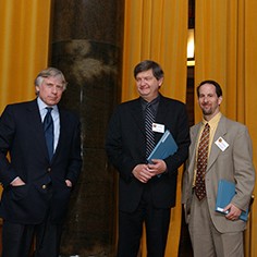 Lee Bollinger, James Risen and Eric Lichtblau