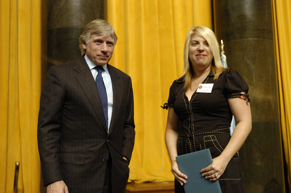 Lee Bollinger and Debbie Cenziper 