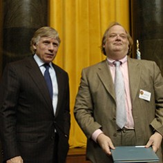 Lee Bollinger and Jonathan Gold