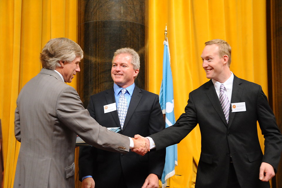 Lee Bollinger, Paul Giblin and Ryan Gabrielson