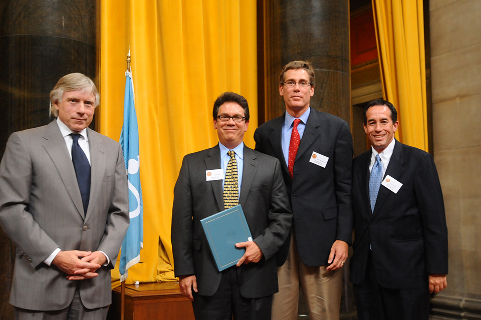 Lee Bollinger, Bill Adair, Scott Montgomery and Neil Brown