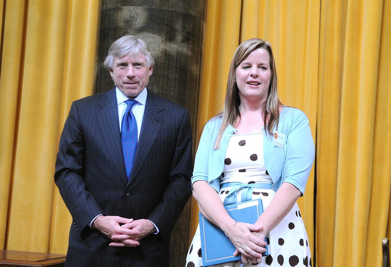 Lee Bollinger and Mary Chind
