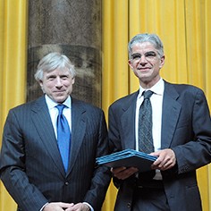 Lee Bollinger and Michael Moss