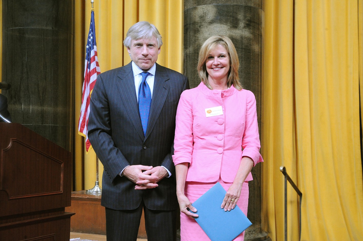 Lee Bollinger and Kathleen Parker