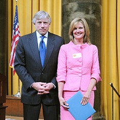Lee Bollinger and Kathleen Parker