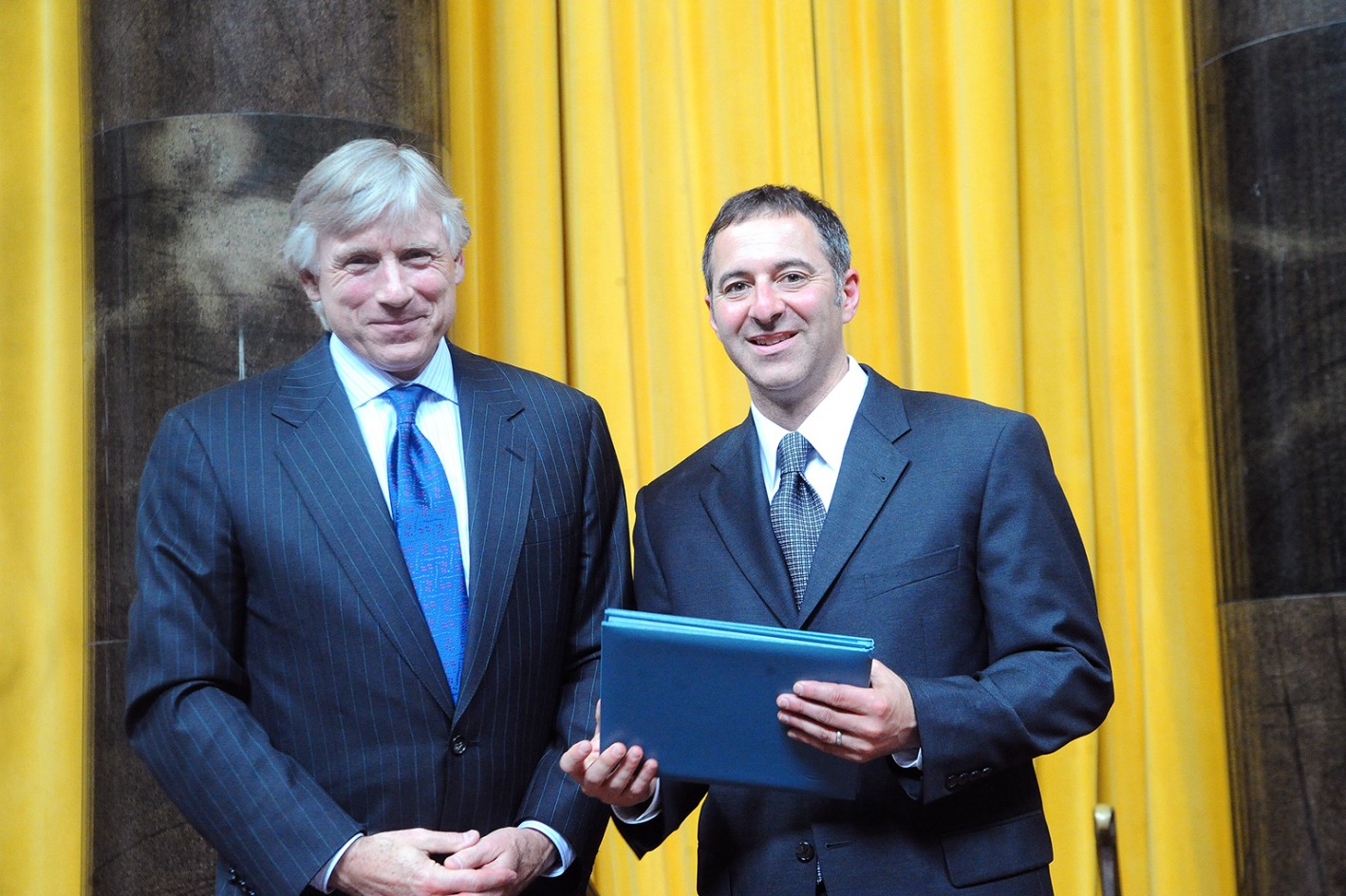Lee Bollinger and Matt Richtel