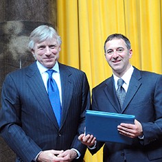 Lee Bollinger and Matt Richtel