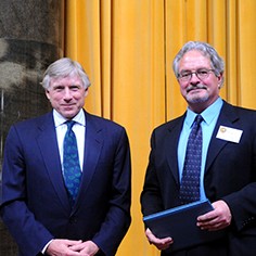 Lee Bollinger and Mike Keefe