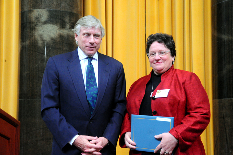 Lee Bollinger and Amy Ellis Nutt
