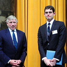 Lee Bollinger and Joseph Rago