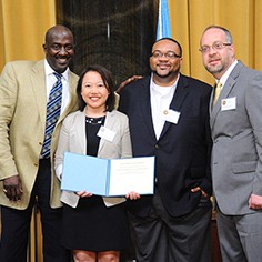 Gregory Moore, Katherine Lee, Jamon Smith and Jason Morton