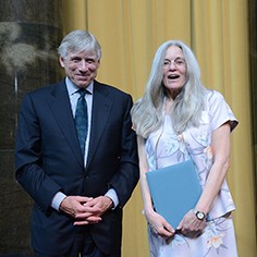 Lee Bollinger and Sharon Olds