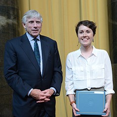 Lee Bollinger and Caroline Shaw