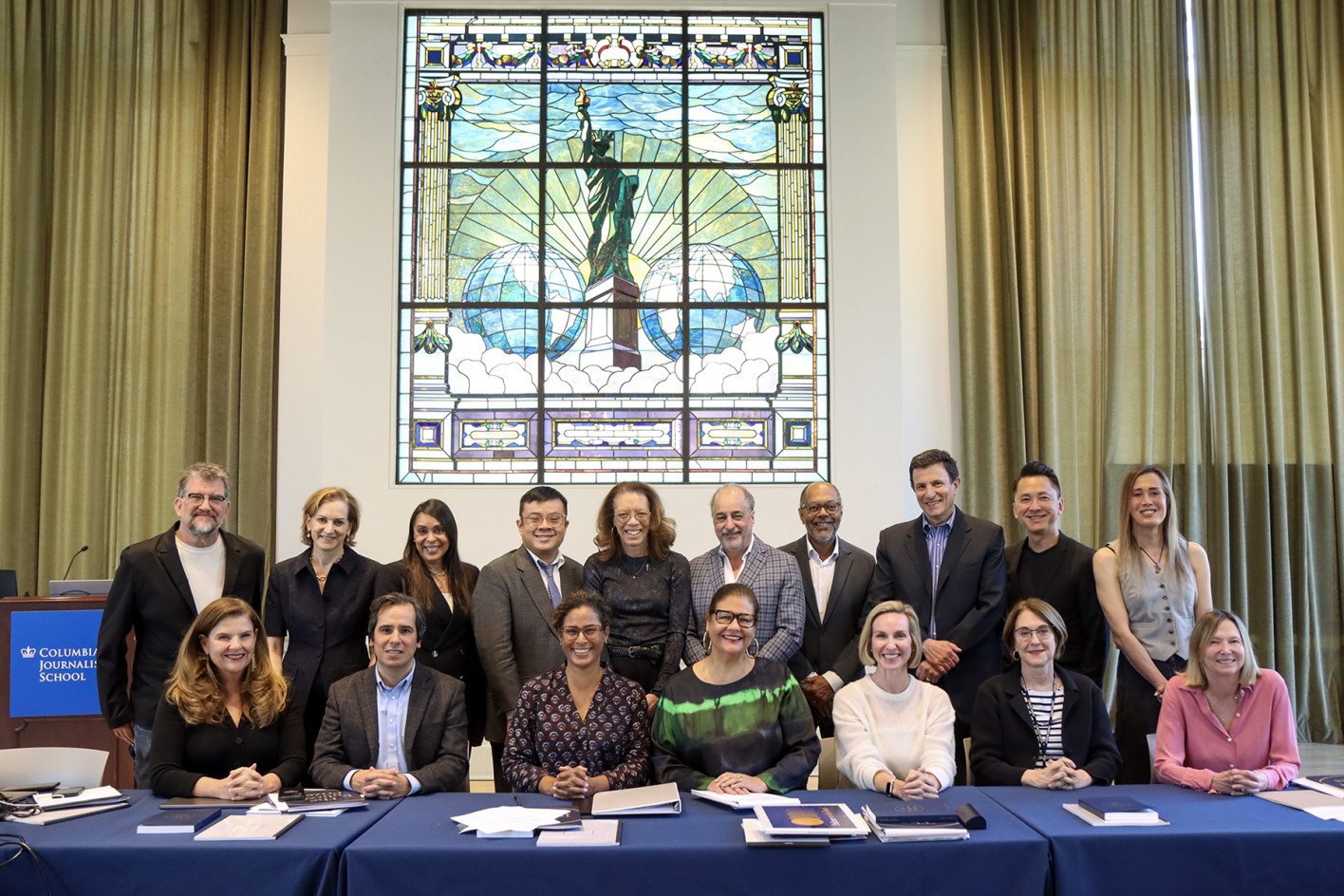 The members of the 2025 Pulitzer Prize Board
