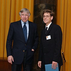 Lee Bollinger and Jim Sheeler