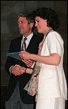 George Rupp and Jaqueline Arzt