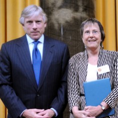 Lee Bollinger and Rae Armantrout