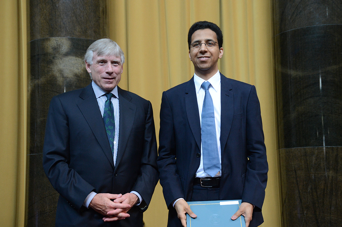 Lee Bollinger and David Barboza