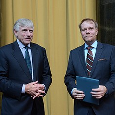 Lee Bollinger and Philip Kennicott