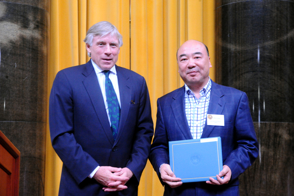 Lee Bollinger and Zhou Long