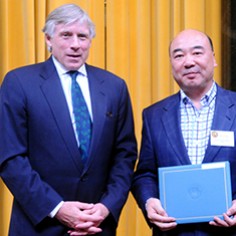 Lee Bollinger and Zhou Long