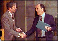George Rupp and Robert Campbell