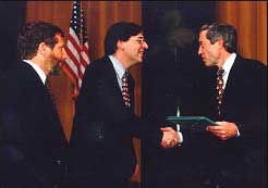 Will Englund, Gary Cohn and George Rupp