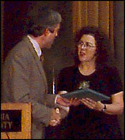 George Rupp and Laurie Garrett