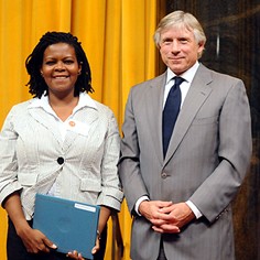 Lee Bollinger and Annette Gordon-Reed