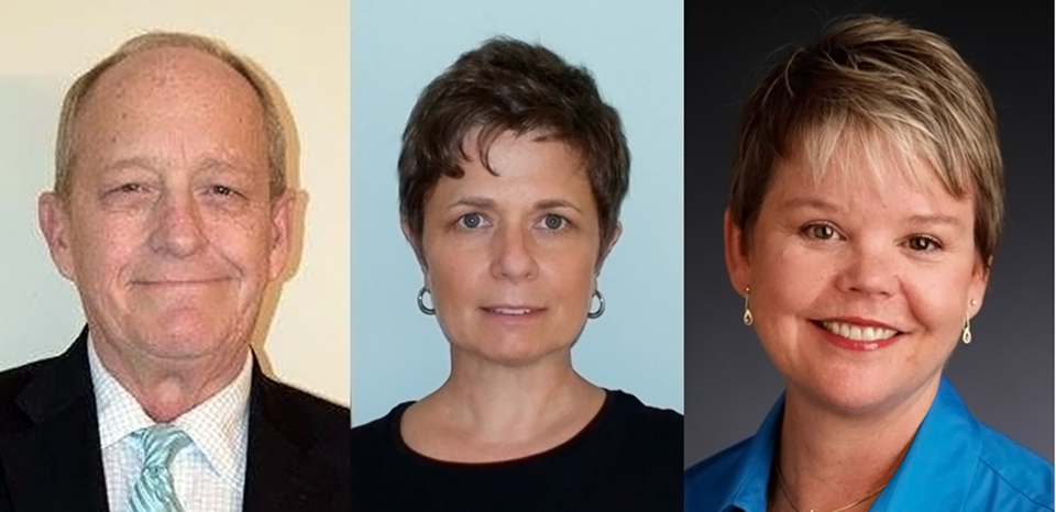 Randell Beck, Joyce Dehli and Keven Ann Willey